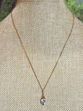 Load image into Gallery viewer, BAND-IT Gold Filled Chain CZ Dangle