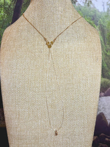 BAND-IT Gold Filled Chain CZ Dangle