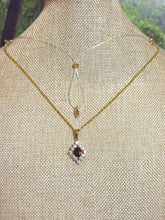 Load image into Gallery viewer, BAND-IT Gold Filled Links CZs &amp; Red Gemstone