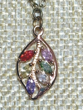 Load image into Gallery viewer, BAND-IT Gold Filled Victory Chain Crystal Leaf