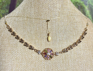 Precious Metal POWER BAND-IT Gold Filled Crystal Color Wheel