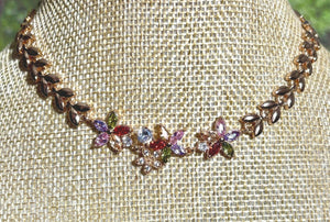 Precious Metal POWER BAND-IT Gold Filled Colorful Flowers & Leaves