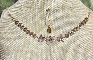 Precious Metal POWER BAND-IT Gold Filled Colorful Flowers & Leaves