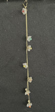 Load image into Gallery viewer, Jeweled Xtension GFG1 Clear Flowers Multicolored Gemstone Centers Short Blonde Strand