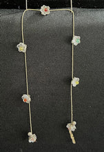 Load image into Gallery viewer, Jeweled Xtension GFG1 Clear Flowers Multicolored Gemstone Centers Short Blonde Strand