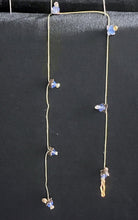 Load image into Gallery viewer, Jeweled Xtension DL20 Blue Diamond Gold Leaves Golden Blonde unbreakable Strand