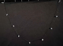 Load image into Gallery viewer, Round RSD1 Clear Round/Clear Diamonds Black unbreakable Strand