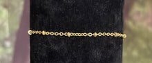 Load image into Gallery viewer, Precious POWER Arm/Ankle BAND-IT Gold Filled Beaded Chain Tiny Heart Dangles