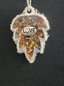 ORGONITE LEAF OTL2"LOVE"