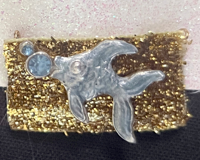 CLIP-IT Symbols CST112 Fantasy Fish Shiny Gold Velvet