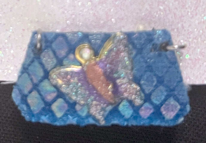 CLIP-IT Flowers CFT16 Tiny Butterfly  Holographic Velvet