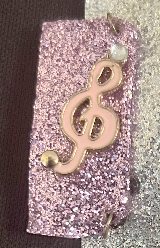 CLIP-IT Symbol CST35 Musically in the Pink Shiny Velvet