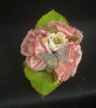 Load image into Gallery viewer, CLIP-IT Faux Flower CLFFF16 Vintage Peachy Butterfly