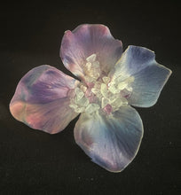 Load image into Gallery viewer, CLIP-IT Faux Flower CLFF10 Velvety Pale Purple/Pink Hues Gemstone Center