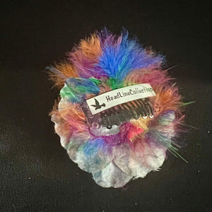 CLIP-IT Faux Flower CLFFF2 Subtle Pastel Hues Butterfly w/Feathers