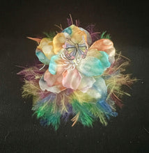 Load image into Gallery viewer, CLIP-IT Faux Flower CLFFF5 Bright Pastel Hues Butterfly w/Feathers