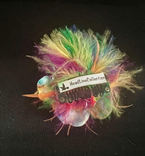 Load image into Gallery viewer, CLIP-IT Faux Flower CLFFF5 Bright Pastel Hues Butterfly w/Feathers