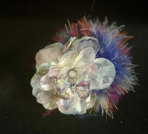 CLIP-IT Faux Flower CLFFF9 Subtle Pastels Butterfly Feathers