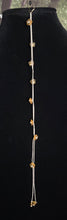 Load image into Gallery viewer, Limited Edition Jeweled XTension Repositionable Golden Glass Flowers on Blonde Unbreakable Thread Bonus Portable Instant END-ITs (2 Butterflies)