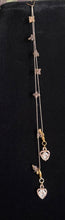 Load image into Gallery viewer, Jeweled XTension Designer Edition Repositionable Brown Faceted Crystal Buds on Blonde Unbreakable Thread Bonus Portable Instant END-ITs (2 Crystal Hearts)