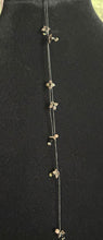 Load image into Gallery viewer, Designer Edition Jeweled XTension Repositionable Champagne Faceted Crystal Buds on Black Unbreakable Thread Bonus Portable Instant END-ITs (2 Horses) or (Dove &amp; Sword)