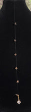 Load image into Gallery viewer, Designer Edition Jeweled XTension Repositionable Champagne Faceted Crystal Buds on Black Unbreakable Thread Bonus Portable Instant END-ITs (2 Horses) or (Dove &amp; Sword)