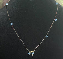 Load image into Gallery viewer, Jeweled XTension Special Edition Lt. Blue  Faceted Crystals on Stretchy Unbreakable Cord Your Choice of Instant END-ITs