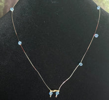 Load image into Gallery viewer, Jeweled XTension Special Edition Lt. Blue Faceted Crystals on Stretchy Unbreakable Cord Your Choice of Instant END-ITs