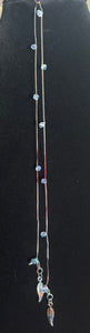 Jeweled XTension Special Edition Lt. Blue  Faceted Crystals on Stretchy Unbreakable Cord Your Choice of Instant END-ITs
