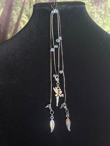 Jeweled XTension Special Edition Lt. Blue  Faceted Crystals on Stretchy Unbreakable Cord Your Choice of Instant END-ITs