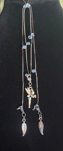 Jeweled XTension Special Edition Lt. Blue Faceted Crystals on Stretchy Unbreakable Cord Your Choice of Instant END-ITs