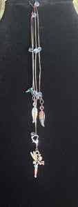 Jeweled XTension Special Edition Lt. Blue  Faceted Crystals on Stretchy Unbreakable Cord Your Choice of Instant END-ITs