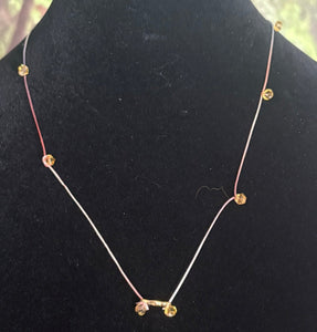 Jeweled XTension Special Edition Pink Champagne  Faceted Crystals on Stretchy Unbreakable Cord Your Choice of Instant END-ITs