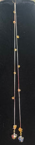 Jeweled XTension Special Edition Pink Champagne  Faceted Crystals on Stretchy Unbreakable Cord Your Choice of Instant END-ITs