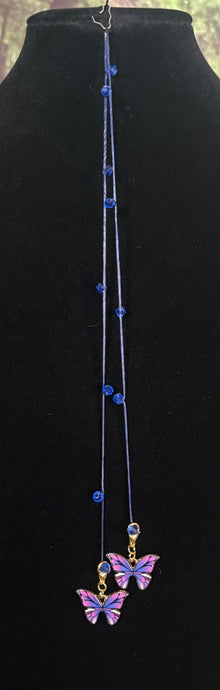 Jeweled XTension Special Edition Blue Faceted Crystals on Blue Super Stretchy Strong Thread Your Choice of Instant END-ITs