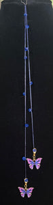 Jeweled XTension Special Edition Blue Faceted Crystals on Blue Super Stretchy Strong Thread Your Choice of Instant END-ITs