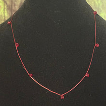 Load image into Gallery viewer, Jeweled XTension Special Edition Red Faceted Crystals on Red Super Stretchy Strong Thread Your Choice of Instant END-ITs