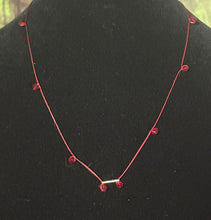 Load image into Gallery viewer, Jeweled XTension Special Edition Red Faceted Crystals on Red Super Stretchy Strong Thread Your Choice of Instant END-ITs