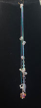 Load image into Gallery viewer, Jeweled XTension Special Edition  Aurora Faceted Crystals on Bright Multi-Colored Metallic Wrapped Super Strong Thread Your Choice of Instant END-ITs