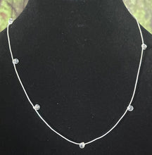 Load image into Gallery viewer, Jeweled XTension Special Edition  Aurora Faceted Crystals on White Metallic Wrapped Super Strong Thread Your Choice of Instant END-ITs