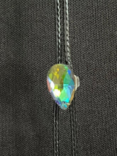 Load image into Gallery viewer, &quot;I&quot; CORD-IT Black Aurora Teardrop/Crystal Aurora Butterflies