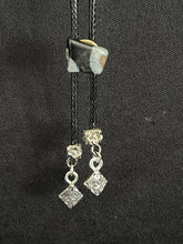 Load image into Gallery viewer, &quot;I&quot; CORD-IT Black Abstract Genuine Gemstone/Designer Ornate Dangles