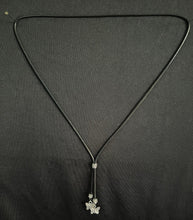 Load image into Gallery viewer, &quot;I&quot; CORD-IT Black Ornate Barrel Bead/Butterflies
