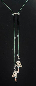 Jeweled XTension Special Edition Aurora Faceted Crystals on Colorful Metallic Wrapped Super Strong Thread Your Choice of Instant END-ITs