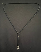 Load image into Gallery viewer, &quot;I&quot; CORD-IT Black Ornate Barrel Bead/Designer Ornate Dangles