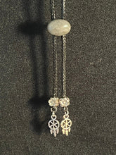 Load image into Gallery viewer, &quot;I&quot; CORD-IT Black Oval Genuine Gemstone/DreamCatchers