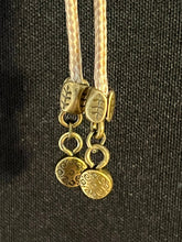 Load image into Gallery viewer, &quot;I&quot; CORD-IT Tan Round Natural Gemstone/Ornate Designer Dangles