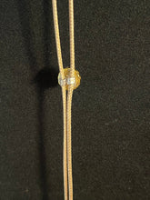 Load image into Gallery viewer, &quot;I&quot; CORD-IT Tan Round Natural Gemstone/Ornate Designer Dangles