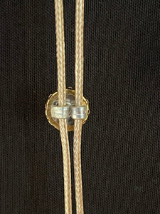"I" CORD-IT Tan Round Natural Gemstone/LoveDoves