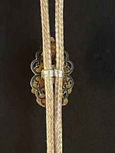 "I" CORD-IT Tan Arrowhead Genuine Gemstone/Feathers